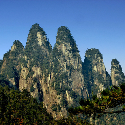 江西旅游景点-五指峰