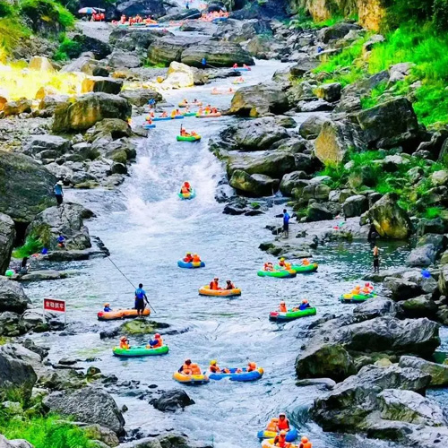 湖北旅游景点-九畹溪漂流