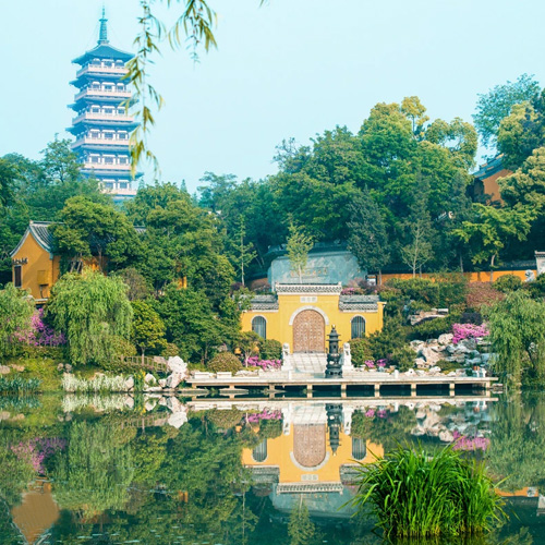 江苏旅游景点-扬州观音山