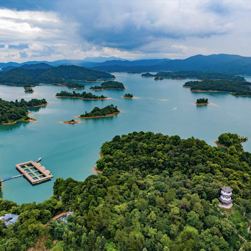 广东旅游景点-万绿湖风景区